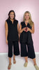 SSYS Hartley Wide Leg Knit Pants In Black
