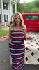 SSYS Gabby Crochet Square Neck Midi Skirt Set In Americana