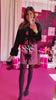 SSYS Elsa Cropped Wool Faux Fur Trimmed Jacket In Black