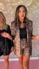SSYS Janell Sequin Oversized Blazer In Black