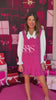 SSYS Cindy Lou Tweed Jumper Dress In Pink