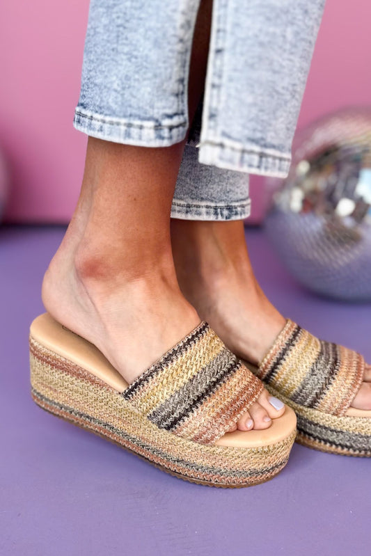 Neutral Striped Platform Wedges, shoes, platforms, must have wedges, shop style your senses by mallory fitzsimmons, ssys by mallory fitzsimmons