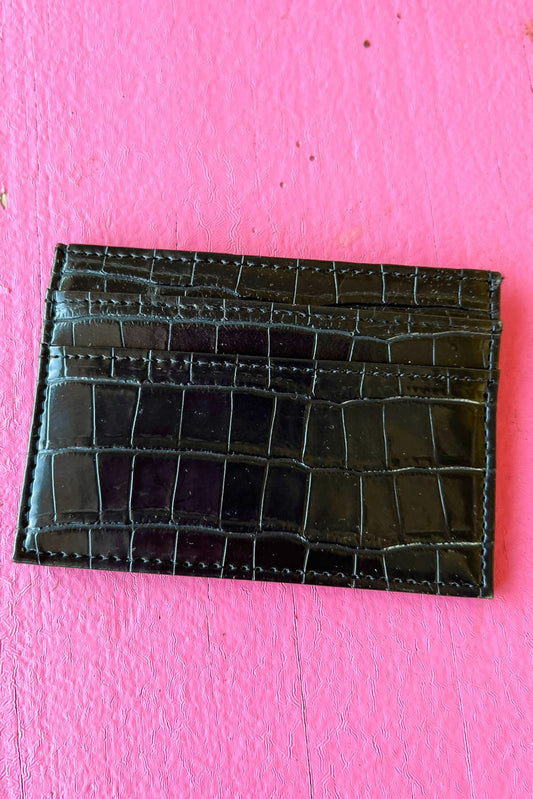 Black Leather Credit Card Holder