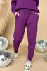 Purple Round Neck Pullover And Joggers Set, matching set, must have, lounge set, travel outfit, mom style, chic, shop style your senses by mallory fitzsimmons