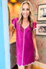Fuchsia Get Ready Robe SSYS The Label, robe, must have, gift idea, mom style, everyday wear, shop style your senses by mallory fitzsimmons
