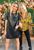 Black Faux Leather Round Neck Shift Dress, fall fashion, fall must have, mom style, thanksgiving look, leather, shop style your senses by mallory fitzsimmons