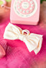 Ivory Bow Hair Claw Clip