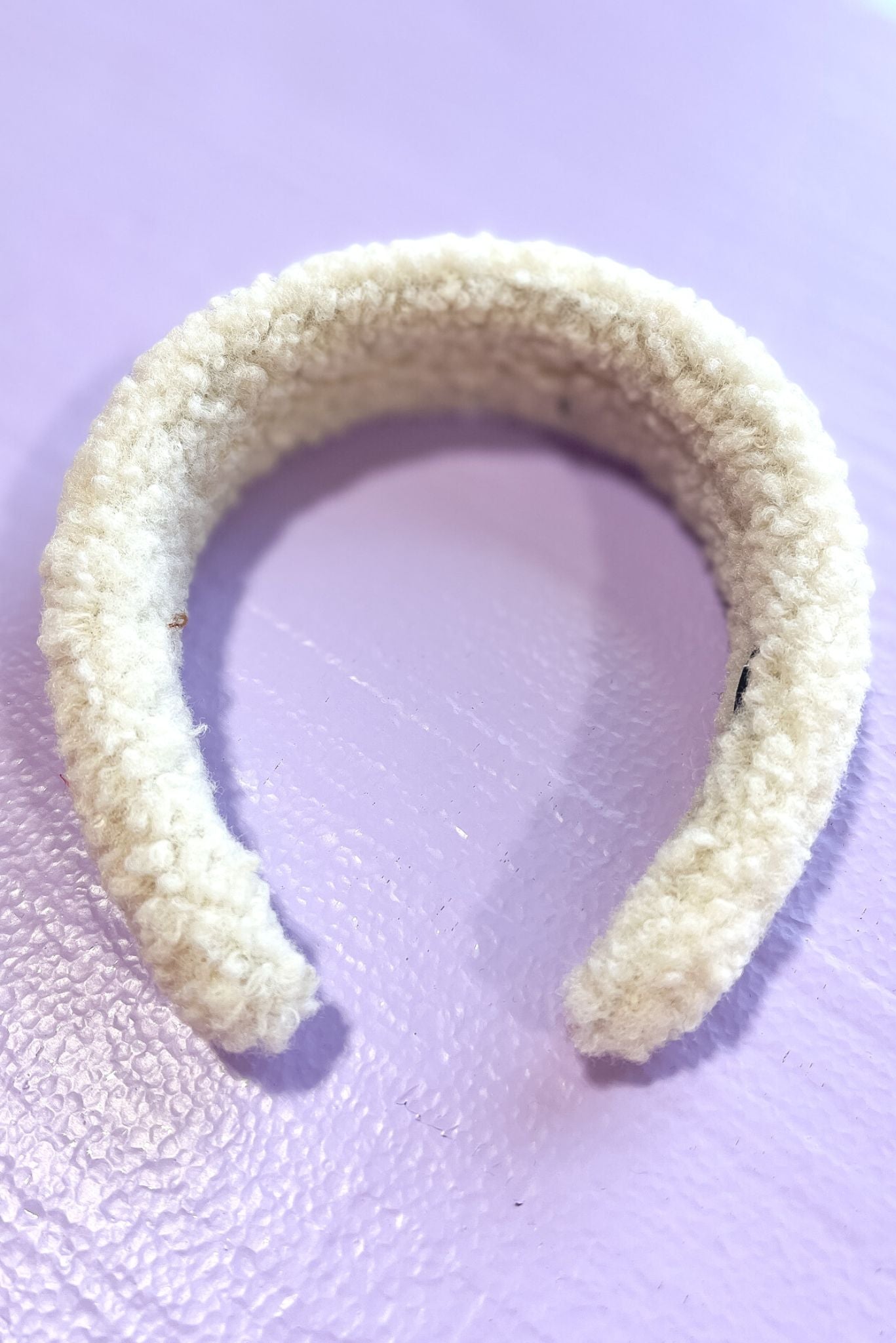 Ivory Sherpa Headband
