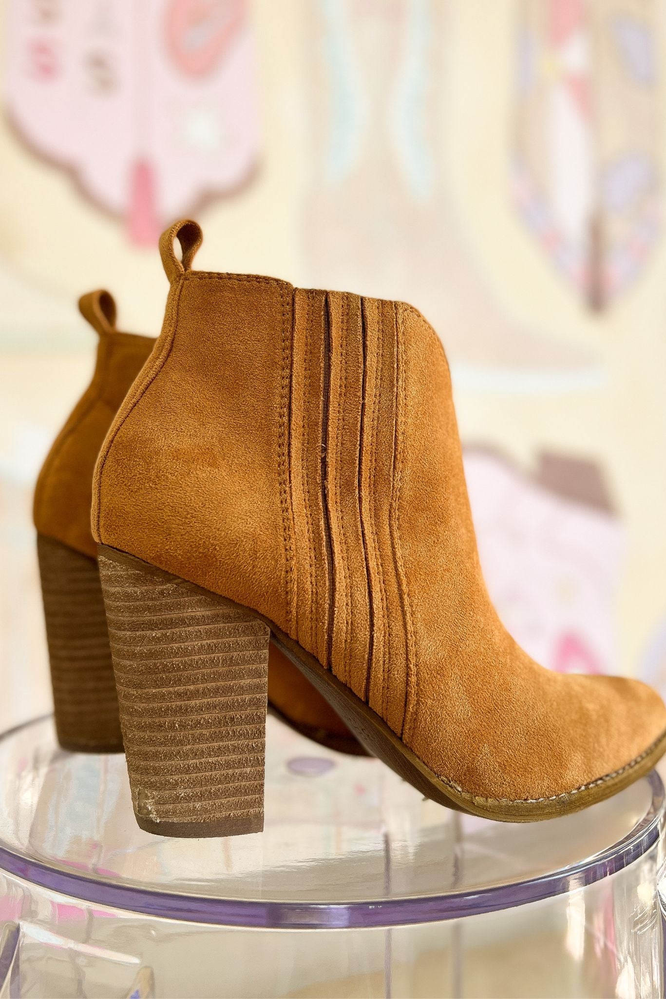 Camel Suede Pointed Toe Ankle Booties, fall transition piece, SSYS signature, mom style, work to weekend, chic updated bootie, fall essential, easy to wear, shop style your senses by mallory fitzsimmons