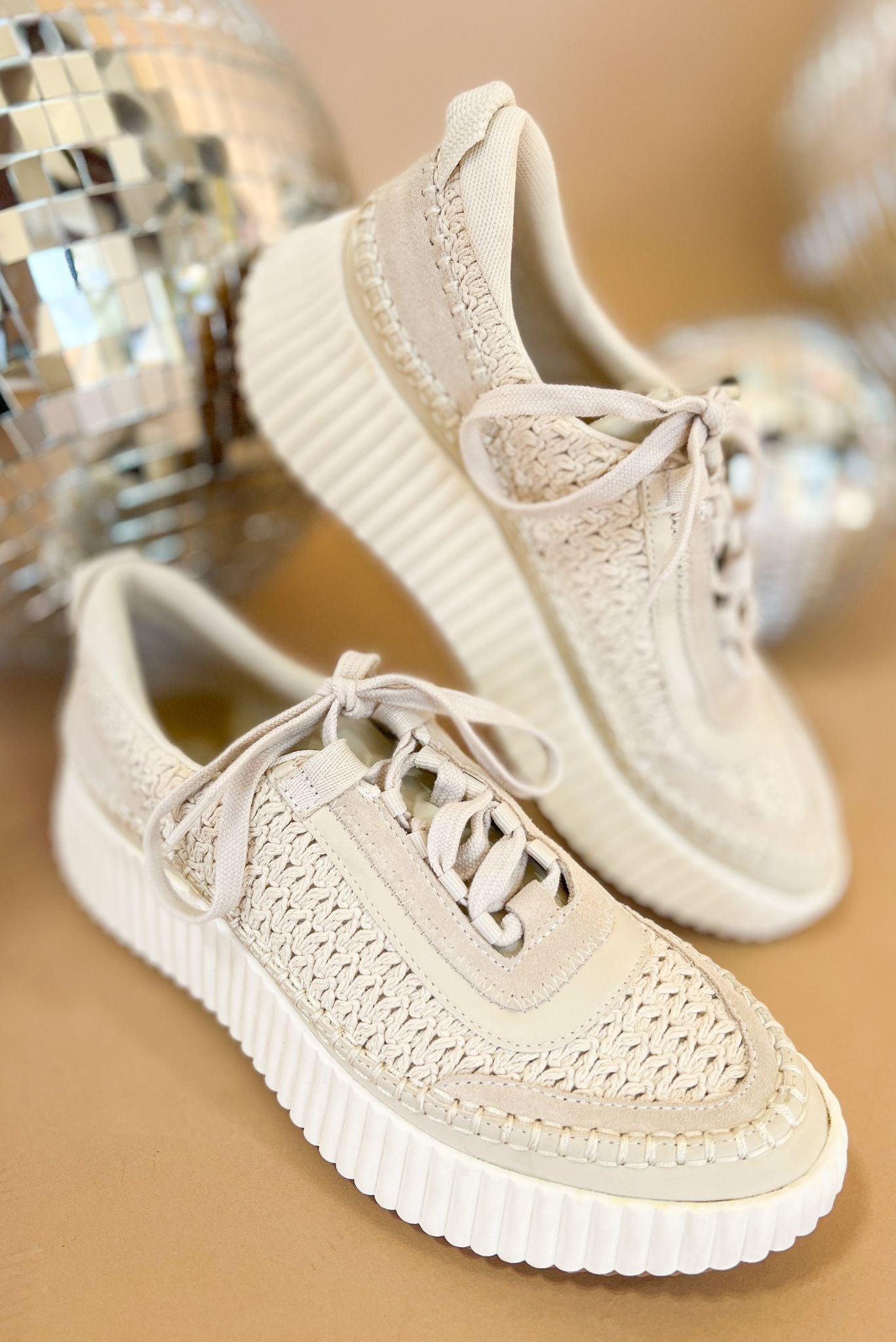 Dolce Vita Sand Knit Platform Sneakers, must have, everyday wear, designer dupe, mom style, chic, shop style your senses by mallory fitzsimmons