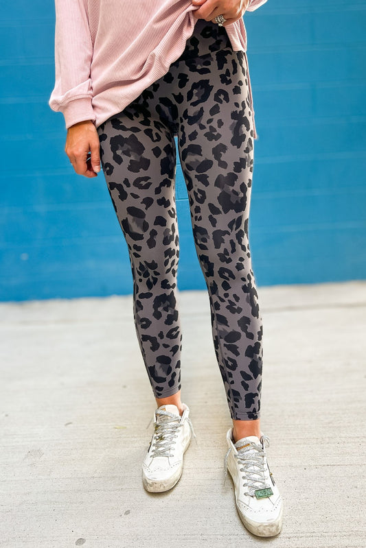 Black Animal Print Active Leggings SSYS The Label, leggings, fall fashion, must have, mom wear, every day wear, athleisure, shop style your senses by mallory fitzsimmons