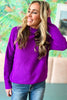 Purple Soft Mock Neck Sweater, fall fashion, must have, work to weekend, mom style, elevated look, chic, shop style your senses by mallory fitzsimmons