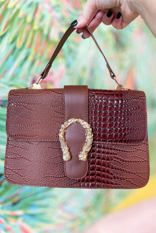 brown Textured Faux Leather Crossbody Tote Bag, fall fashion, fall bag, must have, everyday wear, mom style, chic, shop style your senses by mallory fitzsimmons