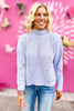 Lilac Knit Ribbed Hem Mock Neck Chenille Sweater, december days, winter fashion, mom style, everyday wear, looks for less, trendy, shop style your senses by mallory fitzsimmons