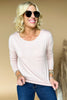 Blush Round Neck Drop Shoulder Long Sleeve Top, blush long sleeve top, lounge wear, everyday wear, mom style, shop style your senses by mallory fitzsimmons