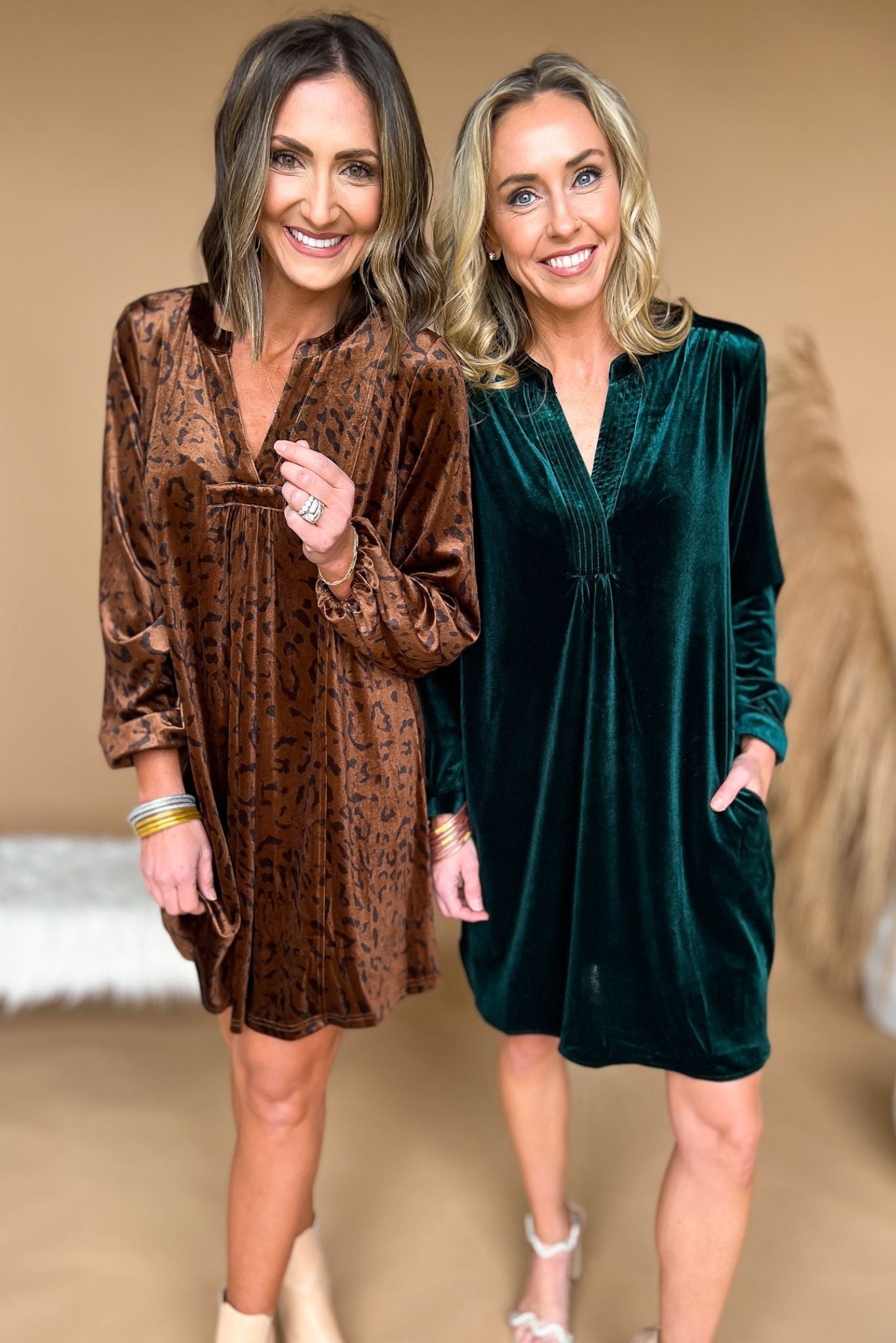 Green long sleeve shift dress best sale