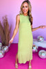 Green Sleeveless Side Slit Maxi Dress, side slit, maxi, everyday wear, summer look, easy fit, must have, shop style your senses by mallory fitzsimmons
