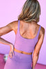 SSYS Lavender V-Neck Padded Active Tank Top, matching set, seamlesportss, high waisted, must have, gym wear, shop style your senses by mallory fitzsimmons