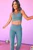 SSYS Seafoam Criss Cross Back Longline Sports Bra, matching set, seamless, high waisted, must have, gym wear, shop style your senses by mallory fitzsimmons