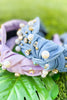 Lavender Plaid Pearls And Jewels Headband