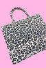 Brown Animal Print Tote Bag