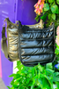 Black Shiny Puffer Crossbody Bag