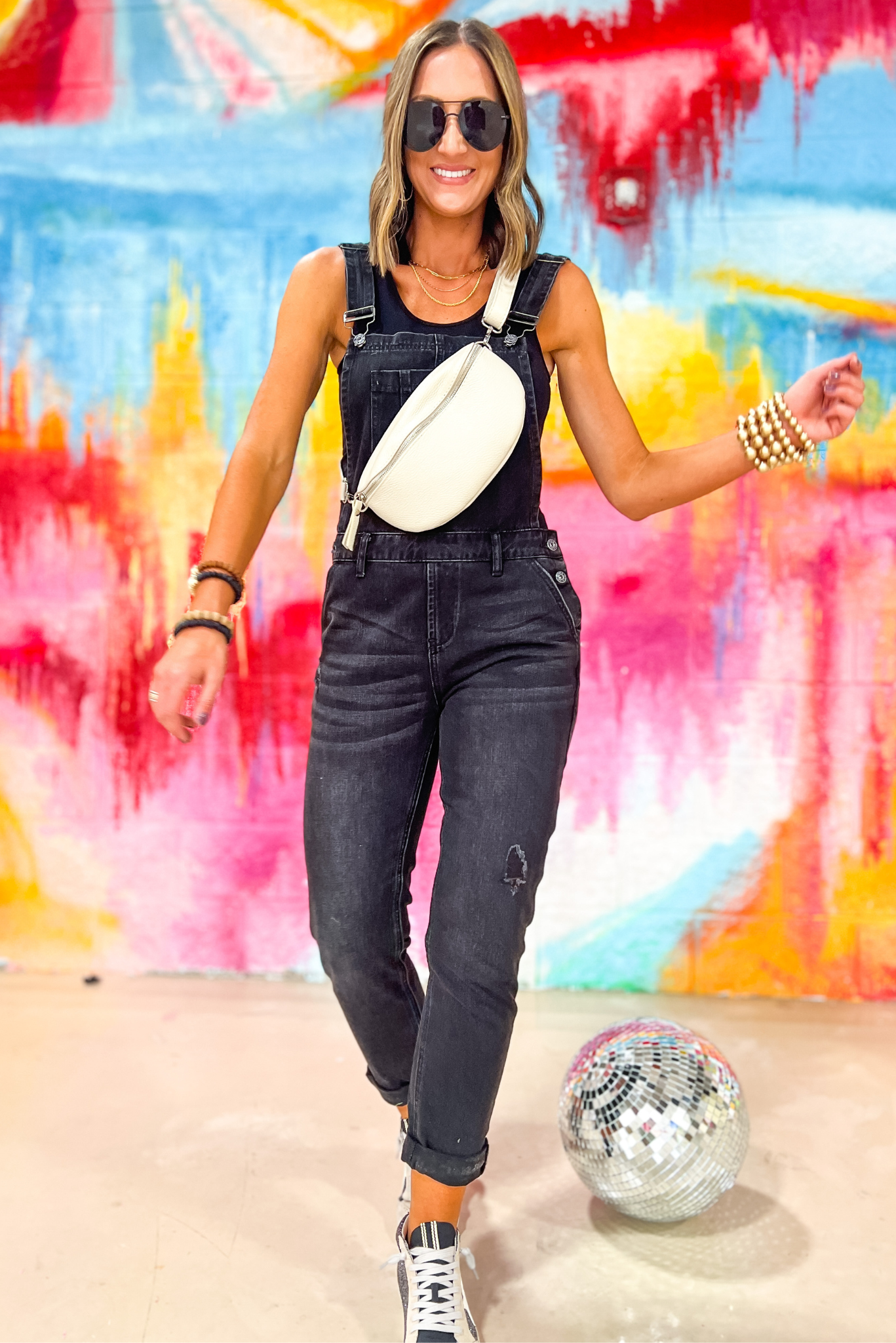 Black Denim Relaxed Fit Overalls, denim overalls, black denim, chic, fall style, Shop Style Your Senses By Mallory Fitzsimmons