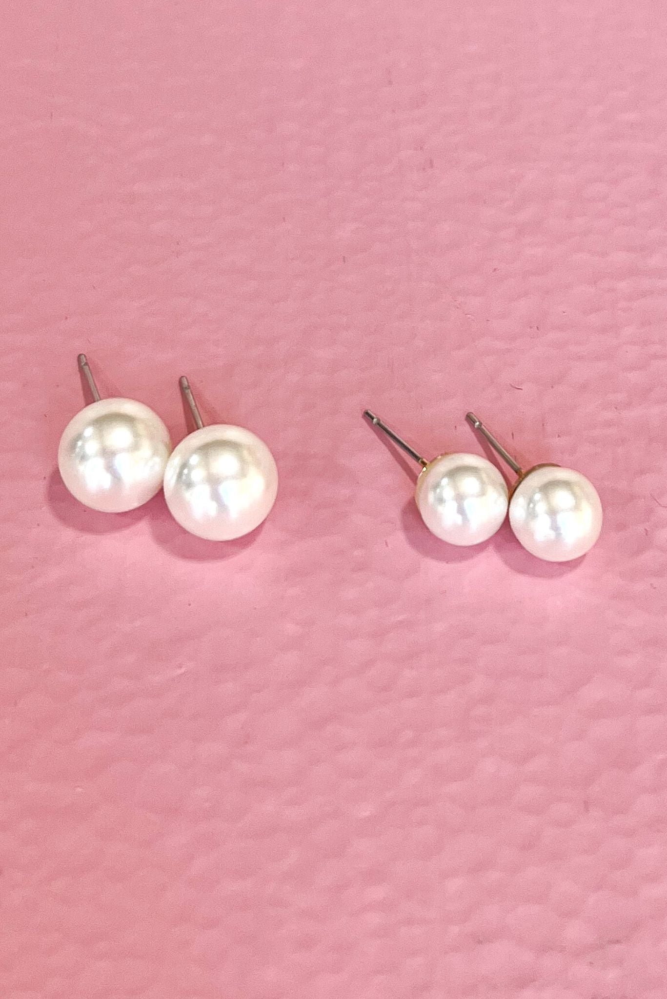 Pearl Stud Earrings