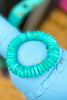 Turquoise Resin Beaded Stretch Bracelet